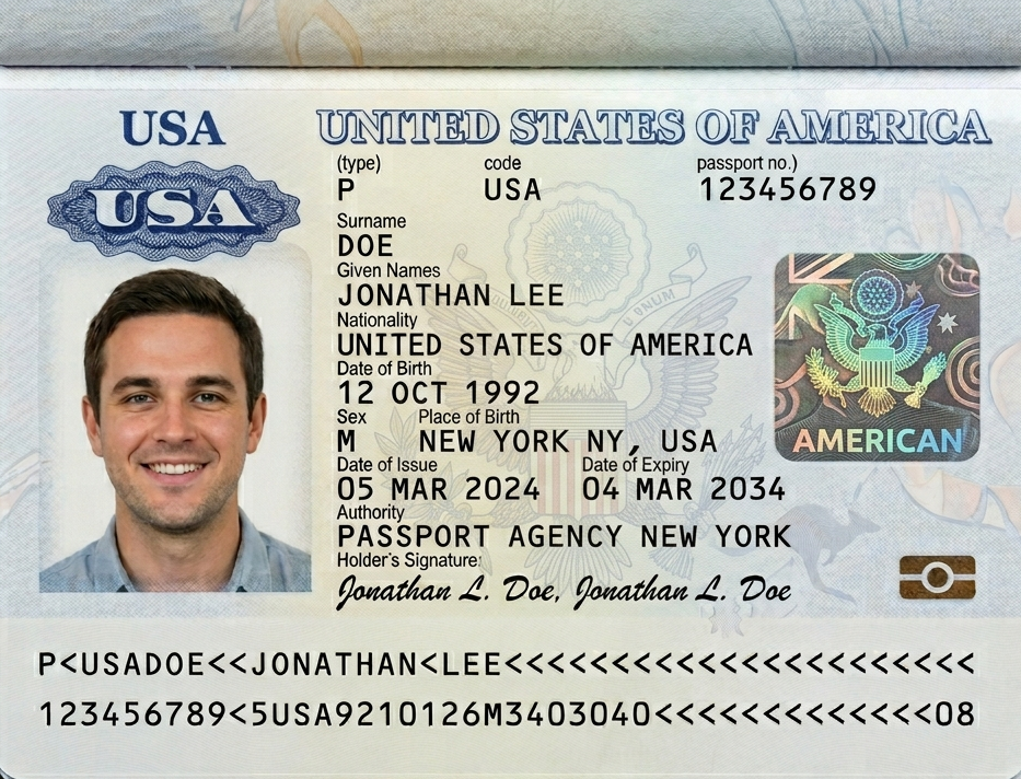 passport sample