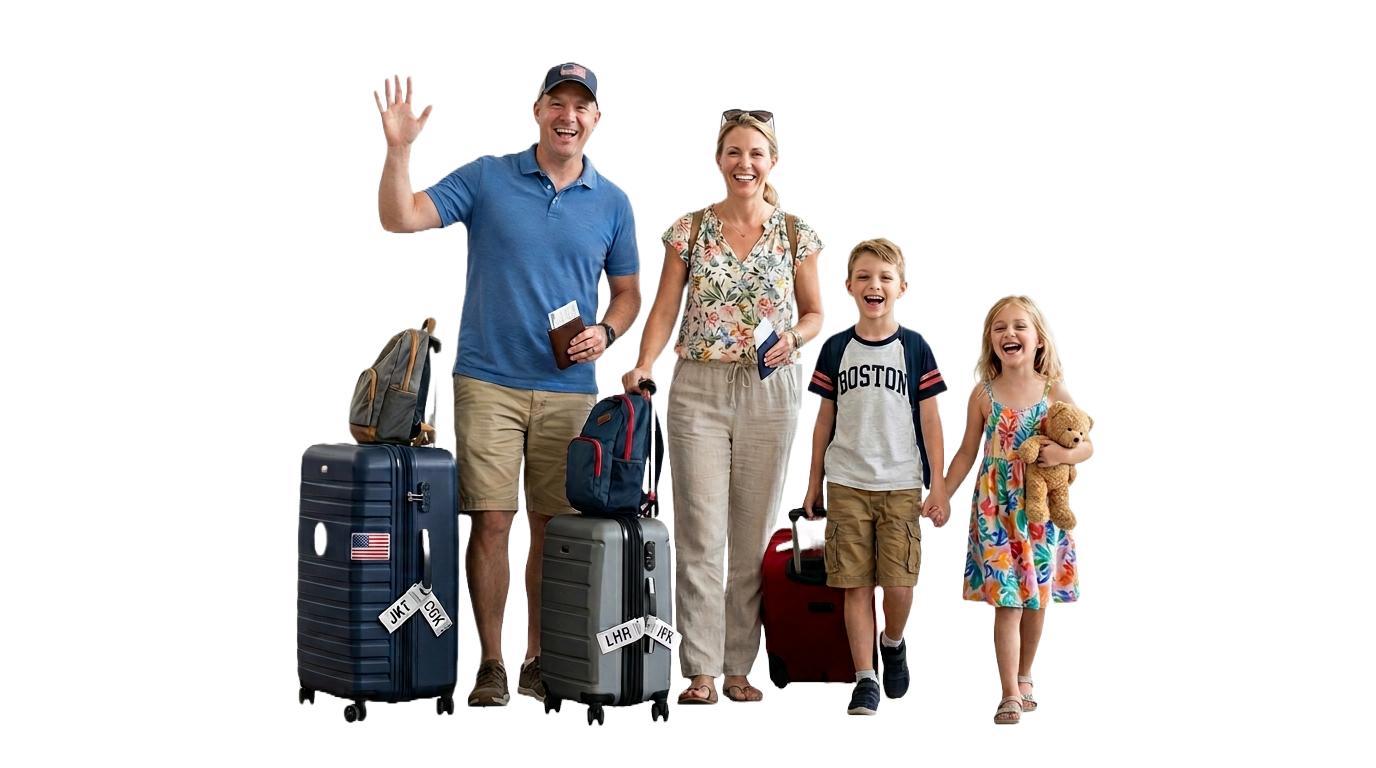 Voyageurs en famille